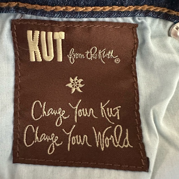 Kut from the Kloth Baby Bootcut Jeans Mid Rise Zip & Button  Size 10S - Picture 8 of 11